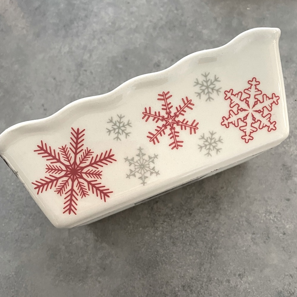 Winter themed mini loaf pan